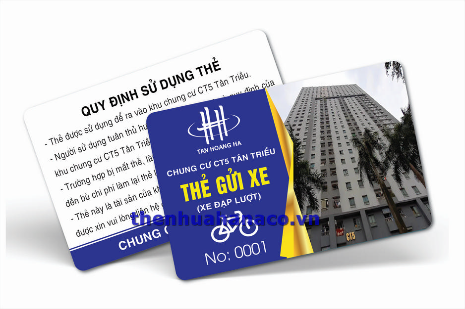 thẻ từ gửi xe 