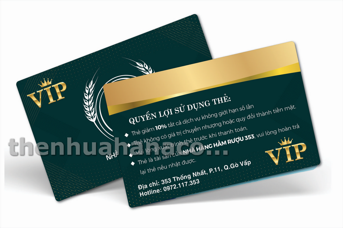 Member card - phương án tiếp thị hiệu quả 2 member card vip