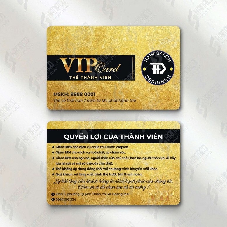 Thẻ Vip cảm ứng từ